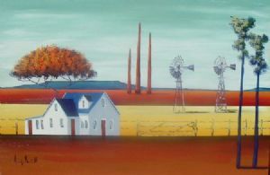 "Landscape blue sky (Karoo)"