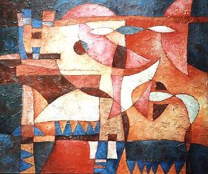 "Land of Abstractions Painting"