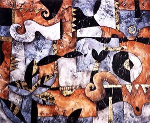 "African Landscapes 3 Abstract Painting"