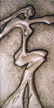 "Nude Crouching in Metal 1/1"