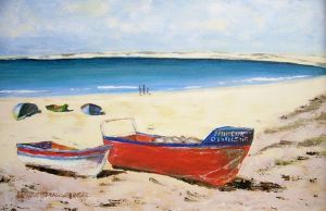 "Boats on the Beach"
