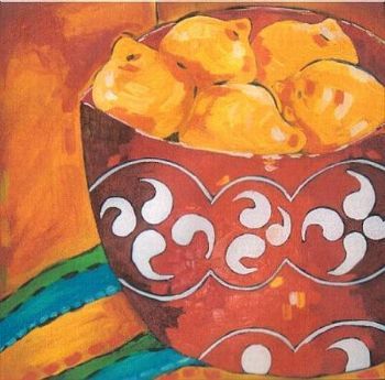 "Fruit in Bowl I"