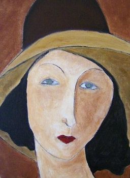 "Woman with a hat 1"
