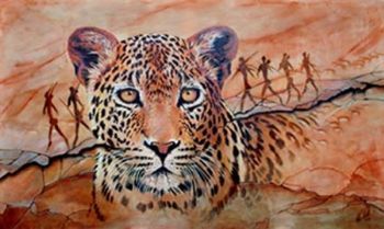 "Leopard Rock Art"