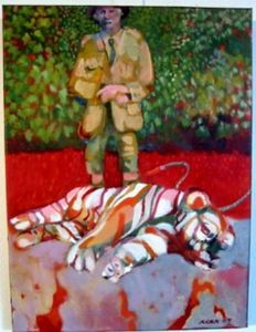 "Sahib with Cobra and Bag"