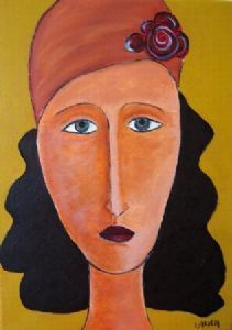 "Woman with a hat 4"