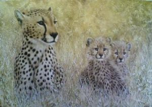 "Mother and cubs"