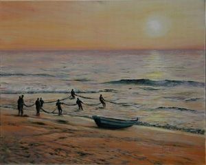 "Early Morning Mozambique Fishermen STOLEN"