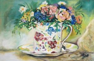 "Flowers in Cup"