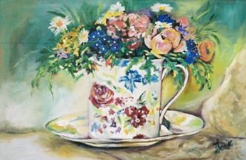 "Flowers in Cup"
