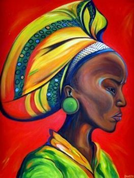"zulu woman with red"