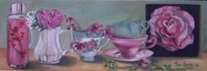 "Kitchen Scene -Roses"