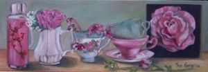 "Kitchen Scene -Roses"