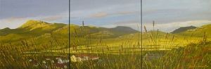 "Silvermine through Restios - Triptych"
