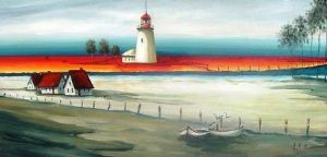 "Lighthouse (Framed)"