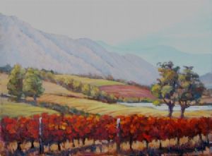 "Vineyards near Villiersdorp No2"
