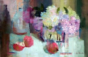 "Flowers & Fruit on the Table"