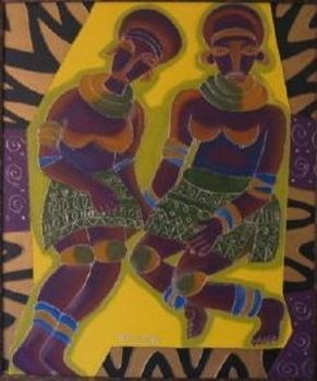 "Dancing African Woman"