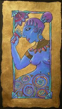 "African Queen Vivid Nude Pastel "