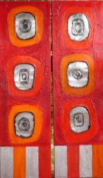 "Red and Silver Stripes 1&2"