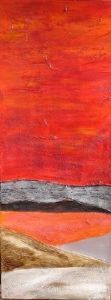"Red and orange landscape I"