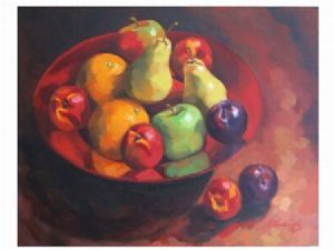 "Red Fruit Bowl"