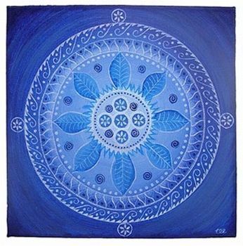 "Blue Mandala"
