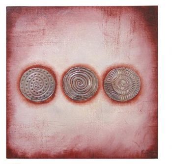 "3 Rust Circles"