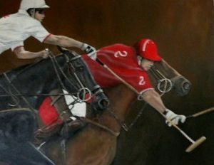 "Polo, Red/Blue"