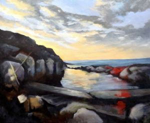 "Saunders Rock Sunset"