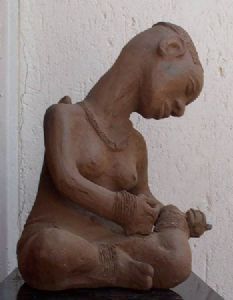 "Girl Looking at Foot"