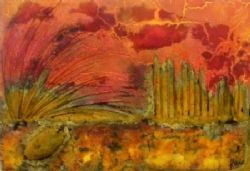 Red African Karoo desert