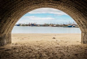 "Boats at Kalk Bay Harbour Throughout He Arches "