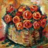 "Basket with Roses"