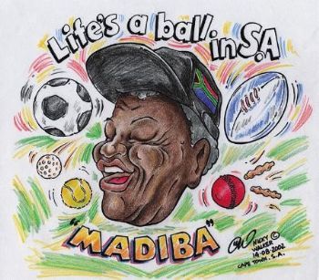 "Mandela Life's a Ball in S.A."