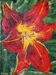 "Study of a Flower"