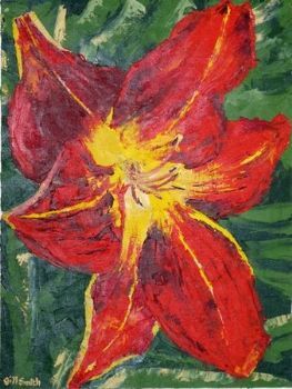 "Study of a Flower"