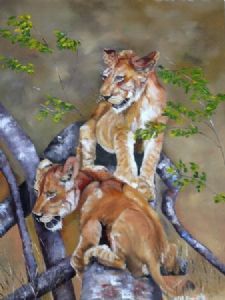 "Lion Cubs - Mischief"