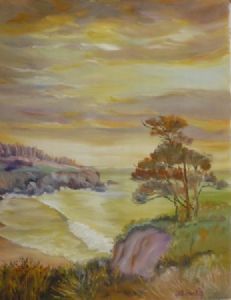"The Sea at Sunset"