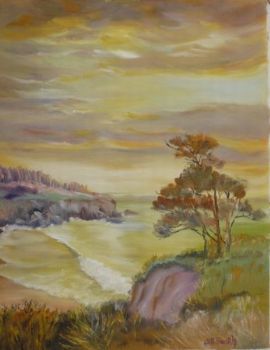 "The Sea at Sunset"