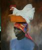 "Lady With Chickens"