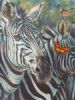 "Zebra with Butterflies"