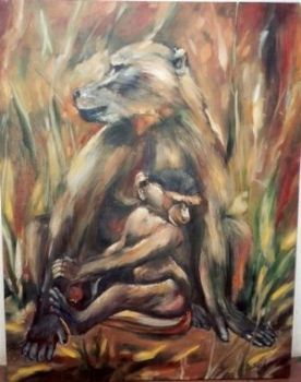"Baboon & Baby"