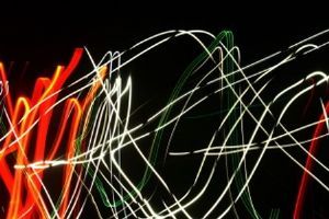 "Frightened light"