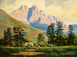 "Sunset on The Peaks, Stellenbosch"