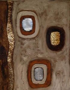 "Rust and Copper Filigree"