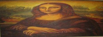 "Stretched Mona Lisa"