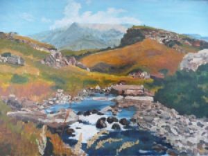 "Giants Castle Winter in Drakensberg"