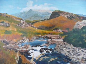 "Giants Castle Winter in Drakensberg"