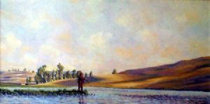 "Tim Fishing at Dullstroom Dam"